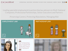 Tablet Screenshot of cm-murray.com